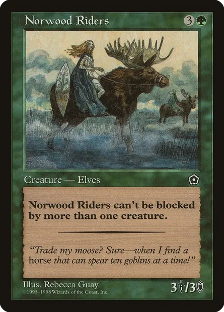 Norwood Riders, Magic card P02 139 — Portal Second Age set