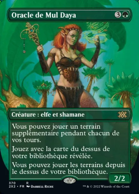 Oracle de Mul Daya, carte Magic 2X2 370 — extension Double Masters 2022