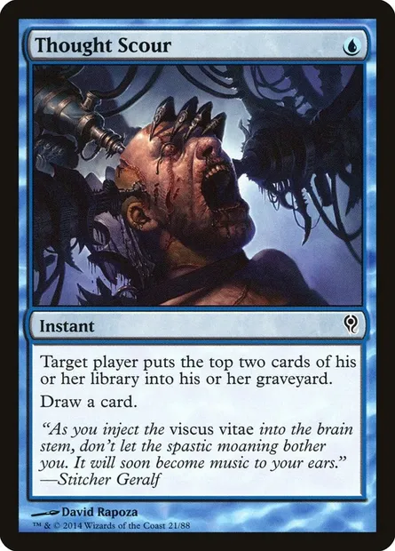 Thought Scour, Magic card DDM 21 — Duel Decks: Jace vs. Vraska set