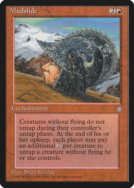 Coulée de boue, carte Magic ICE 204 — extension Ere Glaciaire