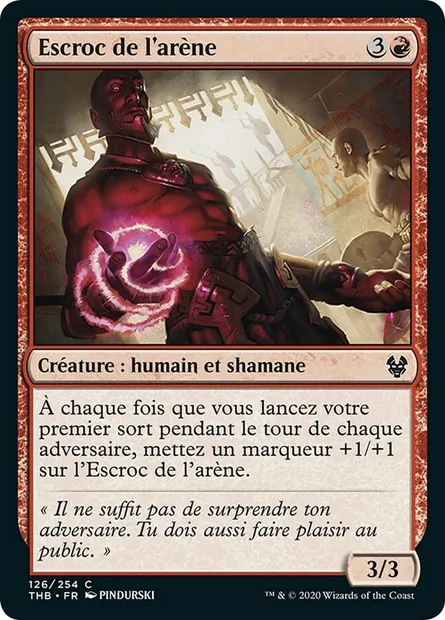 Escroc de l'arène, carte Magic THB 126 — extension Theros Beyond Death
