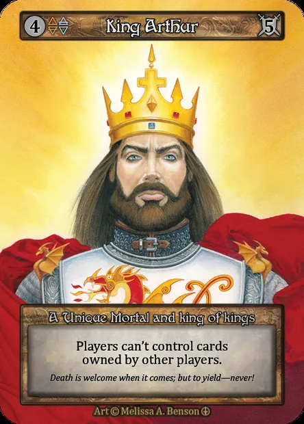 King Arthur, Sorcery card ATH 036 — Arthurian Legends set