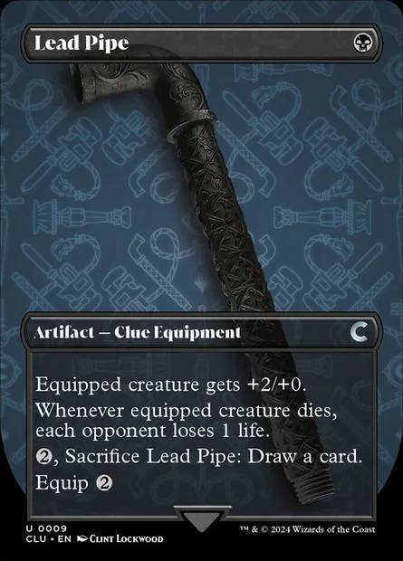 Lead Pipe, Magic card CLU 9 — Ravnica: Clue Edition set