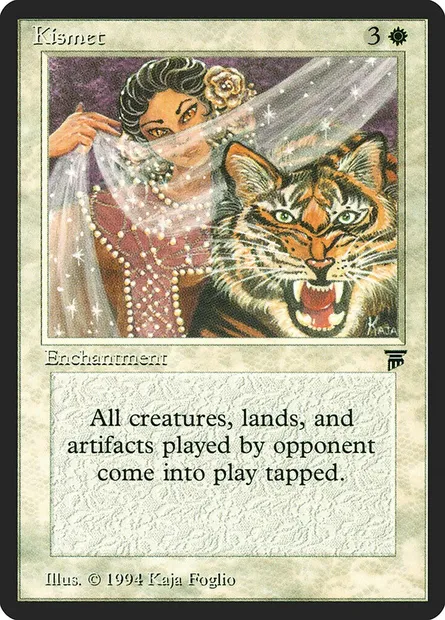 Kismet, Magic card LEG 25 — Legends set