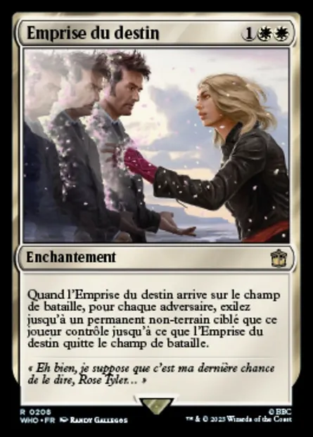 Emprise du destin, carte Magic WHO 208 — extension Doctor Who