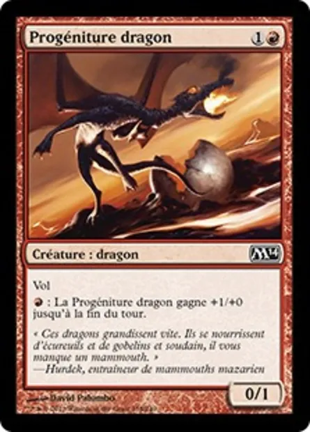 Progéniture dragon, carte Magic M14 138 — extension Magic 2014
