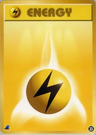 Énergie Électrique, carte Pokémon IPTOT 023 — extension Intro Pack Neo Totodile