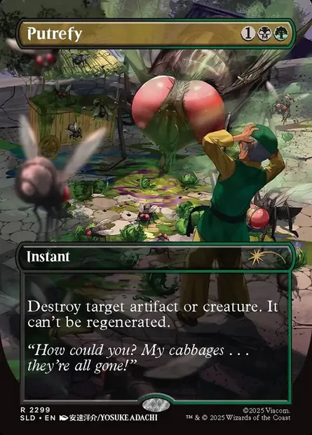 Putrefy, Magic card SLD 2299 — Secret Lair Drop set