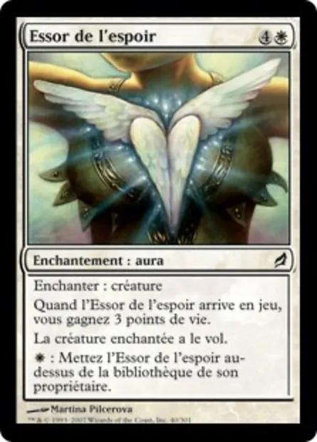 Essor de l'espoir, carte Magic LRW 40 — extension Lorwyn