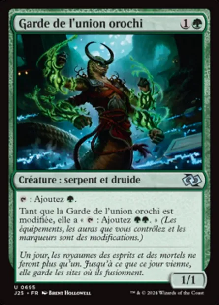 Garde de l'union orochi, carte Magic J25 695 — extension Foundations Jumpstart