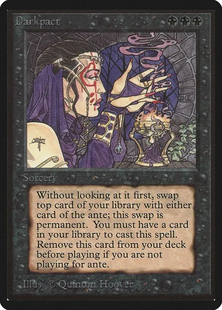 Darkpact, Magic card LEB 100 — Limited Edition Beta set