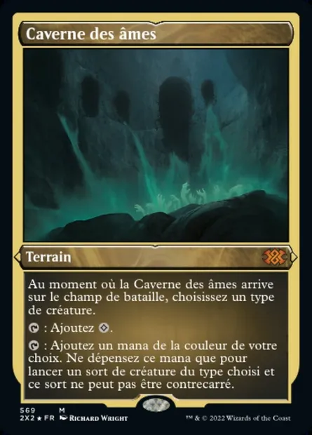 Caverne des âmes, carte Magic 2X2 569 — extension Double Masters 2022