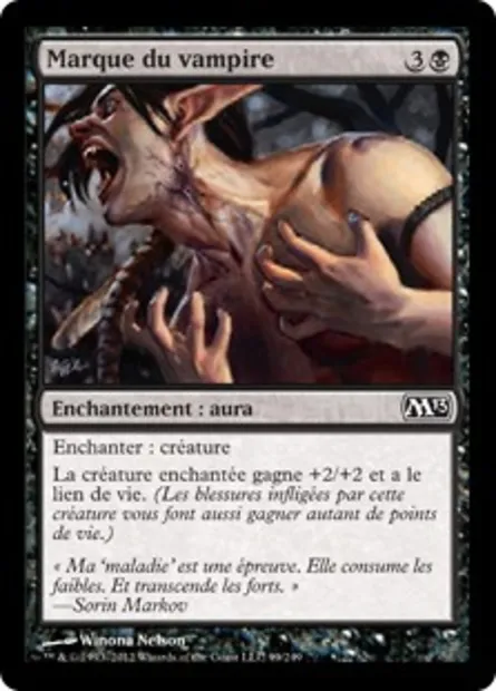 Marque du vampire, carte Magic M13 99 — extension Magic 2013