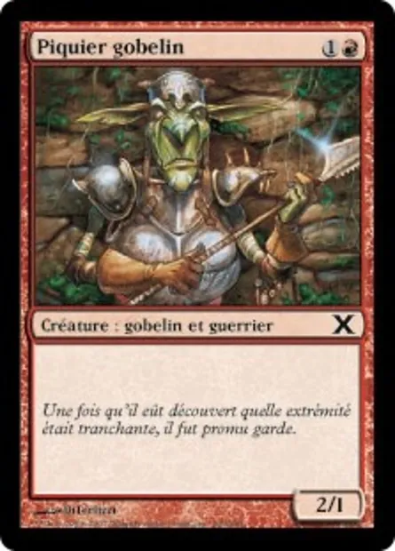 Piquier gobelin, carte Magic 10E 209 — extension Dixième édition