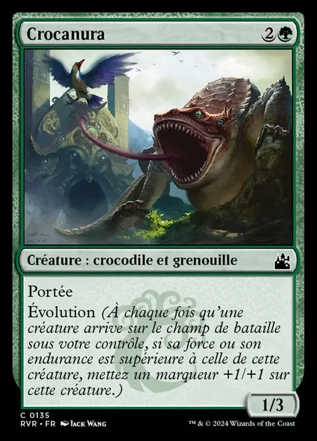 Crocanura, carte Magic RVR 135 — extension Ravnica Remastered
