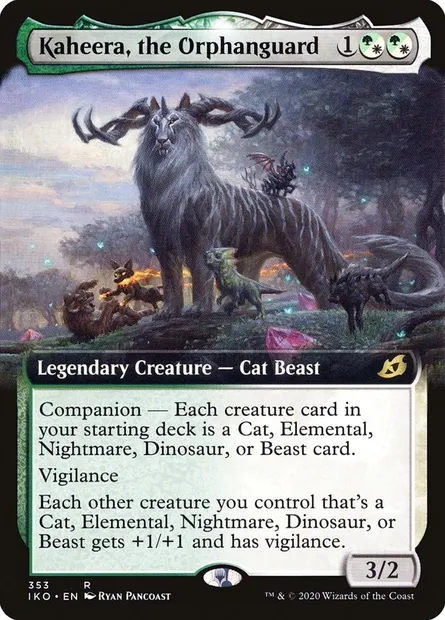 Kaheera, the Orphanguard, Magic card IKO 353 — Ikoria: Lair of Behemoths set