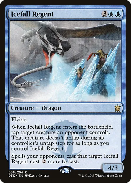 Icefall Regent, Magic card DTK 58 — Dragons of Tarkir set