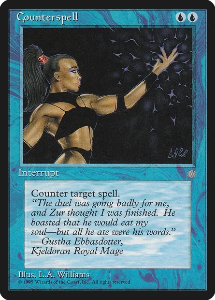 Counterspell, Magic card ICE 64 — Ice Age set