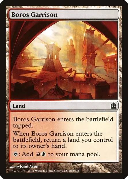 Boros Garrison, Magic card CMD 268 — Commander 2011 set