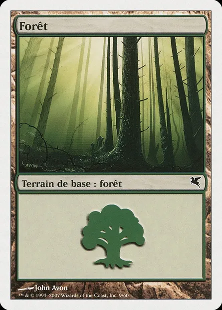 Forest, Magic card PSAL B9 — Salvat 2005 set