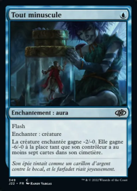 Tout minuscule, carte Magic J22 349 — extension Jumpstart 2022
