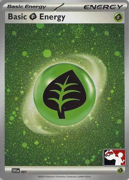 Basic Grass Energy, Pokémon card PPS 001 — Play! Pokémon Prize Pack Series set