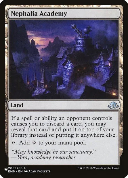Nephalia Academy, Magic card PLST EMN-205 — The List set