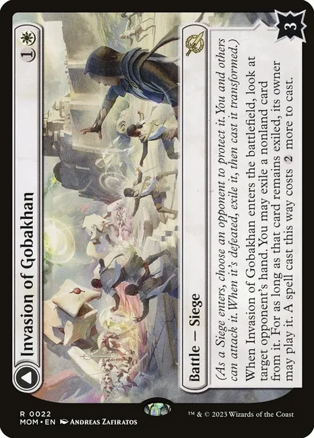 Invasion of Gobakhan // Lightshield Array, Magic card MOM 22 — March of the Machine set
