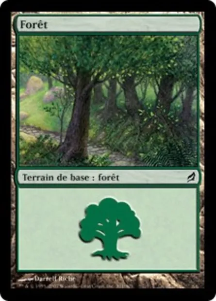 Forêt, carte Magic LRW 301 — extension Lorwyn