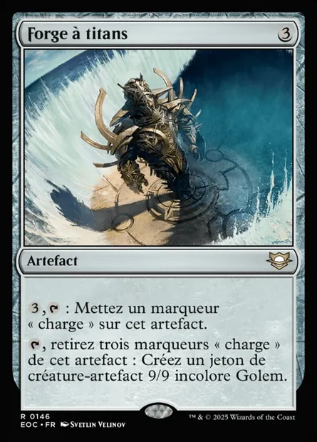 Forge à titans, carte Magic EOC 146 — extension Edge of Eternities Commander