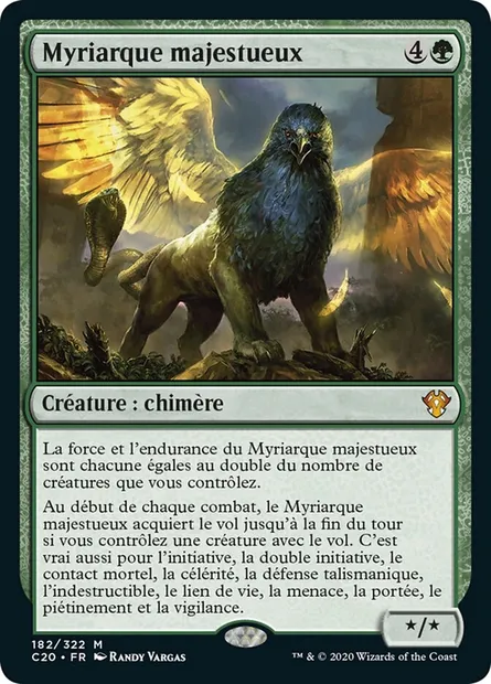 Myriarque majestueux, carte Magic C20 182 — extension Commander 2020