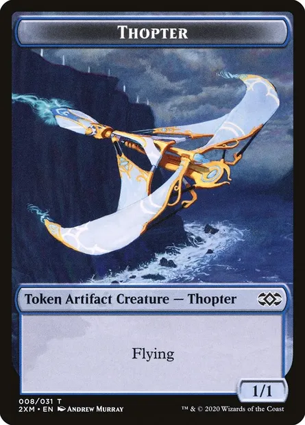 Thopter, carte Magic T2XM 8 — extension Double Masters Tokens