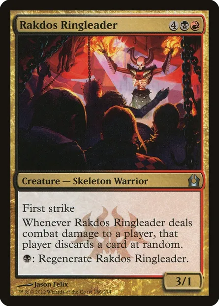 Rakdos Ringleader, Magic card RTR 186 — Return to Ravnica set
