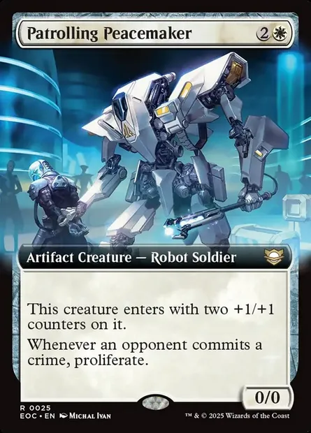 Patrolling Peacemaker, Magic card EOC 25 — Edge of Eternities Commander set