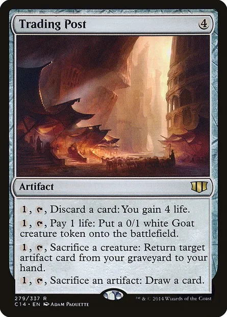 Trading Post, Magic card C14 279 — Commander 2014 set