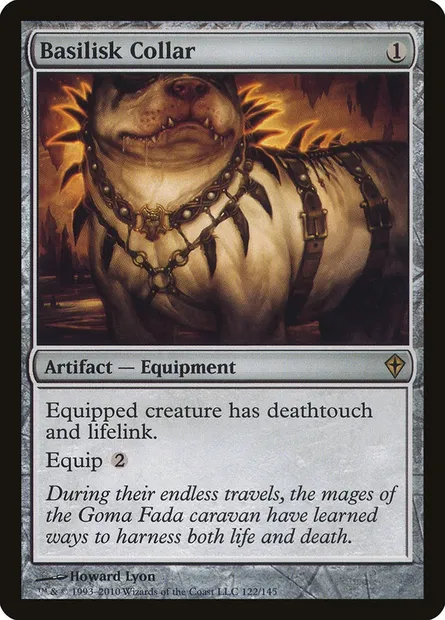 Basilisk Collar, Magic card WWK 122 — Worldwake set