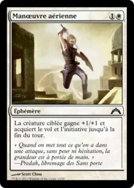 Manœuvre aérienne, carte Magic GTC 1 — extension Insurrection