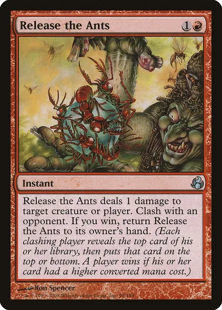 Release the Ants, Magic card MOR 98 — Morningtide set