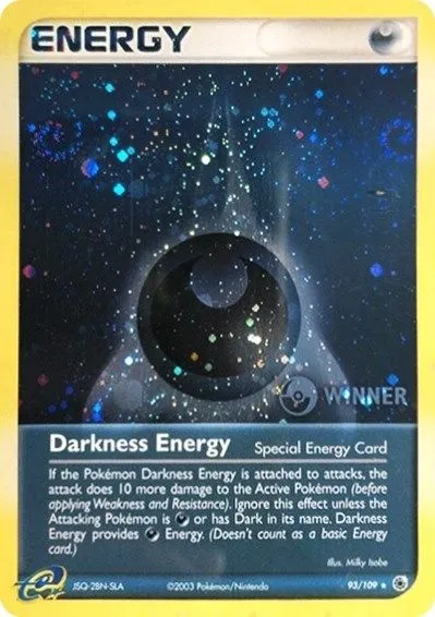 Énergie Obscurité, carte Pokémon LGP 093-5 — extension League Promos