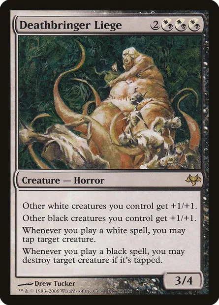 Deathbringer Liege, Magic card EVE 85 — Eventide set