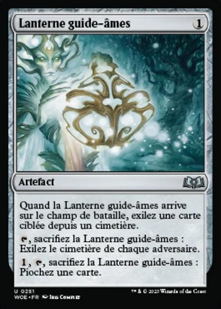 Lanterne guide-âmes, carte Magic WOE 251 — extension Wilds of Eldraine