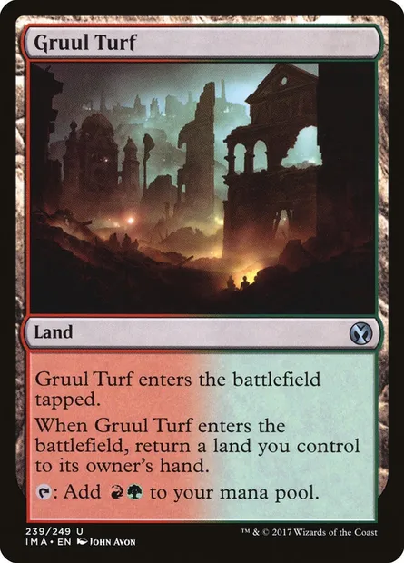 Gruul Turf, Magic card IMA 239 — Iconic Masters set