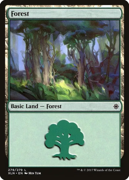 Forest, Magic card XLN 279 — Ixalan set