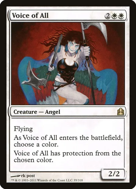 Voice of All, Magic card CMD 35 — Commander 2011 set