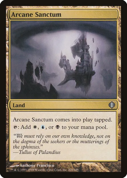 Arcane Sanctum, Magic card ALA 220 — Shards of Alara set