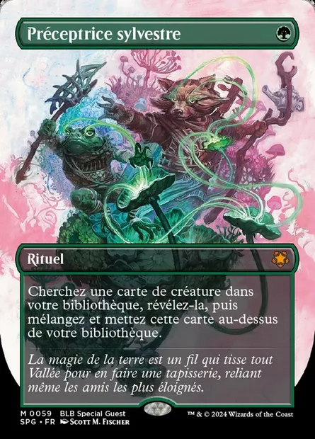 Préceptrice sylvestre, carte Magic SPG 59 — extension Special Guests