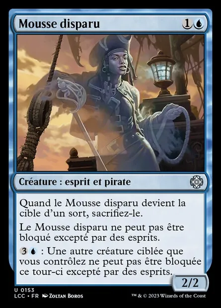 Mousse disparu, carte Magic LCC 153 — extension The Lost Caverns of Ixalan Commander