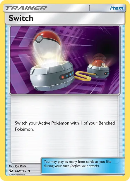 Switch, Pokémon card SUM 132 — Sun & Moon set