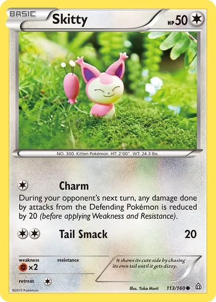 Skitty, Pokémon card PRC 113 — Primal Clash set