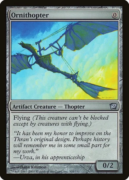 Ornithopter, Magic card 9ED 305★ — Ninth Edition set